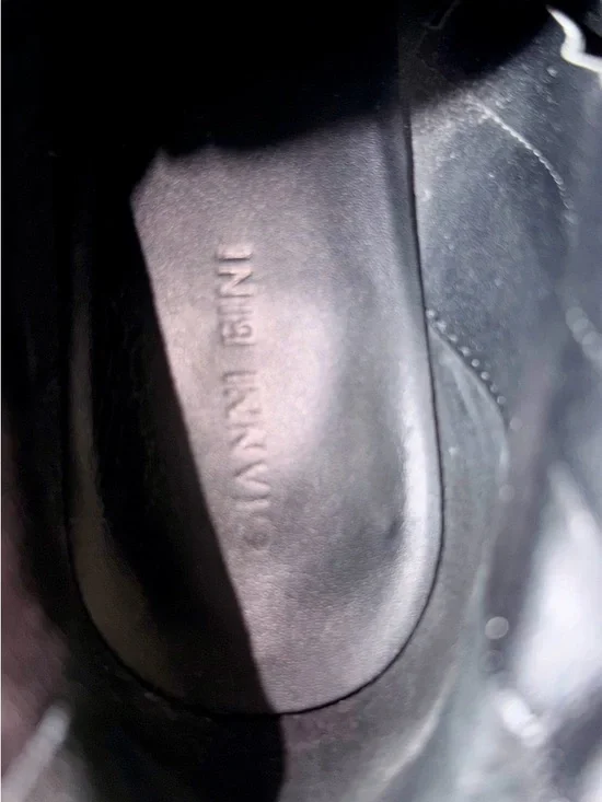 Gianni Bini Women’s Black Platform Lace-Up Ankle Boots - Picture 6 of 7